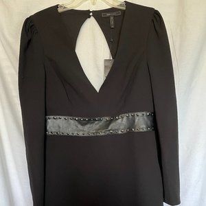 **NWT** Black BCBGMaxAzria "Natalea" Studded Dress Size 12